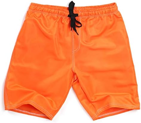 Daylin Men's Summer Swim Trunk Solid Color Large Size Casual Athletic Large Size Beach Short Pants S~6XL