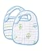 Angel Dear Muslin Bibs, Blue Owl