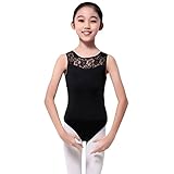 Gsha Girls Sleeveless Lace Ballet Dancewear Leotard Gymnastics Tops Costumes
