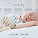 OCCObaby Universal Baby Crib Wedge Pillow with Removable Waterproof Cotton Cover