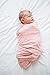 Copper Pearl Baby Swaddle Blanket - Premium Knit Baby Blanket, Large Soft Stretchy Receiving Blankets for Baby Girl, Swaddles for Newborn, Infant, and Toddler (Darling)