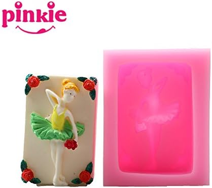 Pinkie Tm Ballet dancer handmade soap gel mold soap mold salt sculpture mold DIY silicone mold can be wholesale Z820