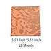 Variegated Gold Leaf Sheets, Gold Foil Paper for DIY Art, Gilding Crafts, Home Decor, 5.51 inches ×5.51 inches, 25 Sheets by SKYCOOOOL