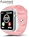Aosmart Bluetooth Touch Screen Smart Wrist Watch Phone with Camera - Pink