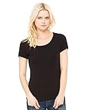 Ladies' Short Sleeve Scoop-Neck Tee Shirt