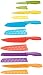 AmazonBasics 12-Piece Colored Kitchen Knife Set primary