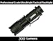 NEW Professional Grade Ultra Bright Tactical Flashlight 300 Lumen LED Water Resistant Zoomable Spotlight Best Tool For Boy Scouts Bugout Bag Power Outage Great Camping Lantern Outdoor Survival Gear