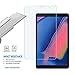 (2-Packs) PULEN Tempered Glass for Samsung Galaxy Tab A 8 2019 P200/P205 Screen Protector (8.0 Inch,with S Pen Model),HD Clear No Bubble Anti-scratch Easy Installtion 9H Hardness