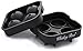 Whiskey Rox Ice Ball Maker Mold with Cover - Black Flexible Silicone Ice Tray and Lid - Makes 4.5cm Round Sphere Ice Balls - 4 Ball Mold