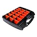 Tactix 320001 Organizer, 38cm, Black/Orange