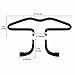 MATCC Car Coat Hanger,Rubber Coated Car Seat Headrest Coat Suit Jacket Clothes Hanger Black