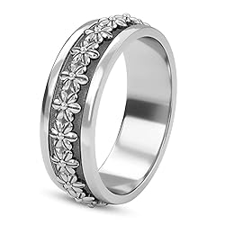 Shop LC 925 Sterling Silver Spinner Ring Engagement