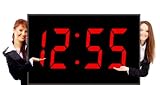 Big Time Clocks 15-Inch Numeral LED Wall Digital Clock with Remote Control, Large