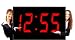 Big Time Clocks 15-Inch Numeral LED Wall Digital Clock with Remote Control, Large primary