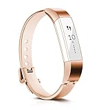 For Fitbit Alta HR and Alta Bands, TreasureMax Replacement Metal Band for Fitbit Alta Band/ Fitbit Alta HR Fitness Tracker (No Tracker)