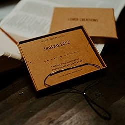Morse Code Bracelets for Women, Isaiah 12:2