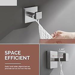 Angle Simple Bathroom Towel Hook Brushed