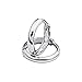 14k White Gold 2mm Thickness Hoop Huggie Earrings - 3 Different Size Available