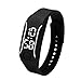 Creazy Fashion LED Sports Running Watch Date Rubber Bracelet Digital Wrist Watch (Black)