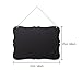 Mudder Double Sided Vintage Style Chalkboard Blackboard with Hanging String and Cleaning Cloth