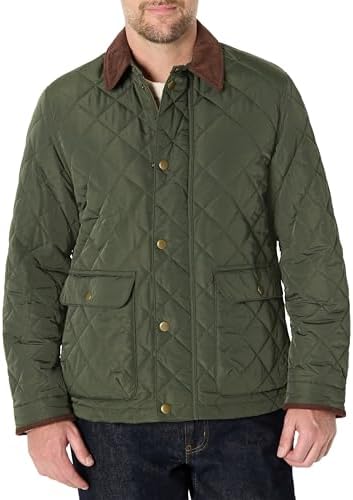 Original Montgomery Mens Duffle Coat - Toggle Coat, Olive (Size X