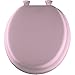 Bemis 13EC 023 Soft Cushioned Toilet Seat, 1 Pack Round, Pink