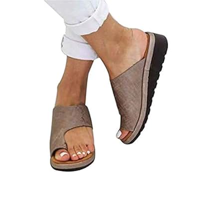 Amazon.com | ZC Zone Womens Comfy Platform Sandal Shoes Slides Slippers Flip Flop Shoes Summer 