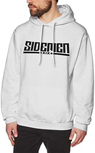 YMAHOQCVEH Sidemen Logo Game Team SDMN Man Top Hooded Black