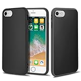 iPhone 8 Case, iPhone 7 Case, Anti-fingerprint Thick (1.7mm) TPU Micro Frosted All-round Protection of Soft Case for iPhone 7/8 - Black