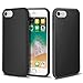 iPhone 8 Case, iPhone 7 Case, Anti-fingerprint Thick (1.7mm) TPU Micro Frosted All-round Protection of Soft Case for iPhone 7/8 - Black