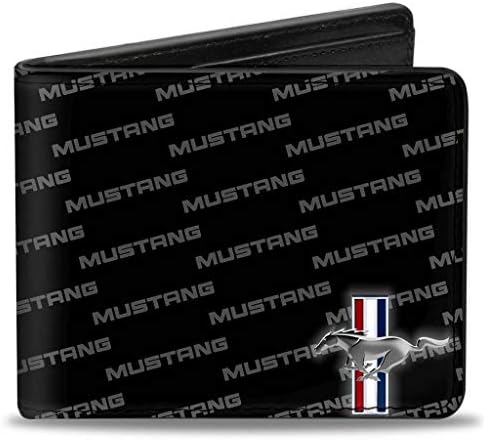 Ford Mustang Tri Bar Stripe Logo Wallet