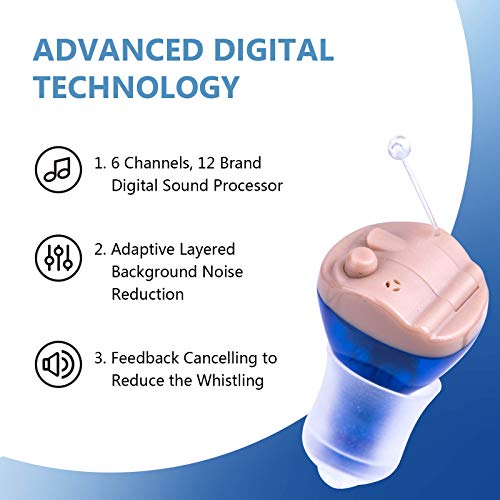 Hearing Amplifiers for Seniors Adult NoiseCancelling Digital Voice