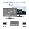 Mini PC Intel Celeron N2940 Fanless Dual-Core 2.25 GHz Windows 10 Pro Micro Desktop PC, 8GB DDR3 128GB M-SATA, 2.5 Inch…