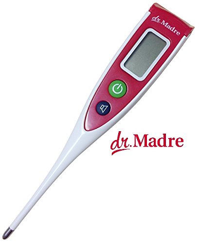 Dr. Madre Basal Thermometer - Accurate 8 Second Reading Digital BBT Basal Body Temperature Thermometer For Natural Family Planning