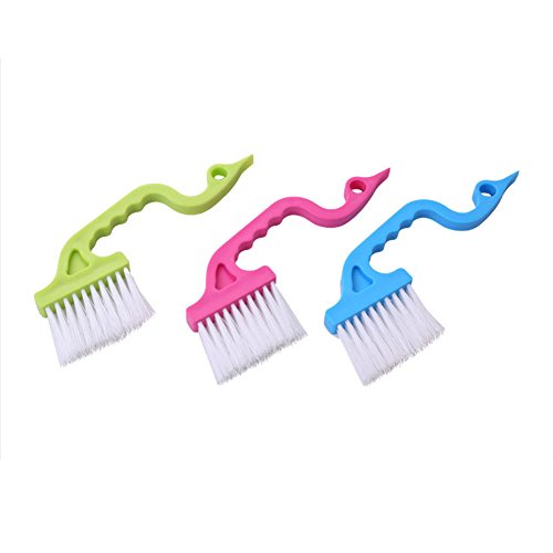 image for Hense Hand-held Groove Gap Cleaning Tools Cleaning Brushes(2 Pack),Eas