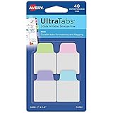 Avery Mini Ultra Tabs, 1" x 1.5", 2-Side