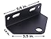 Universal Zero Turn Lawn Mower Trailer Hitch 5 Inch Heavy Duty Steel - Including Installation Hardware (Black)