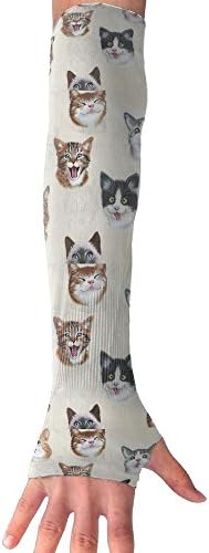 Cat Selfies Cooling Arm Sleeves Unisex Sun Block UV Protection International Fashion