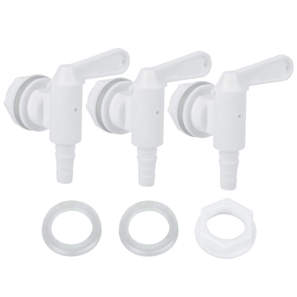 Fdit Plastic Beer Tap as Brew Bucket Tap Additives for Main Beer Brews Reusable Packaging Pack of 3