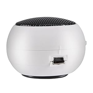 Draagbare luidspreker, mini lichtgewicht reizen luide basse luidspreker met 3,5 mm audio-aansluiting ingebouwde 180 mAH…