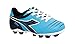 Diadora Kid's Cattura MD Jr Soccer Cleats (13 M US Little Kid, Columbia Blue/Black)