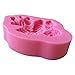 FLY Accordion Angel 3D Silicone Fondant Cake Mold For Cake Decorating Baking Mould,Pink