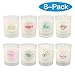 Y YUEGANG Scented Candles Gift Set for Women, Natural Soy Wax, 8 x 2.5 Oz Portable Glass Candles with Strongly Fragrance Essential Oils for Stress Relief and Aromatherapy – 8 Packthumb 1