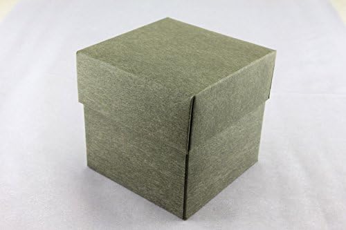 3"x3" Green Square Cube Favor Box with Lid,Wedding Bridal Supplies Baby Shower Party Decorative Boxes For Gifts Party Boxes 100Pcs
