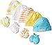 Gerber Baby-Boys Newborn 5 Pack Caps (0-6 months) and 4 Pack Mitten (0-3 months) Bundle