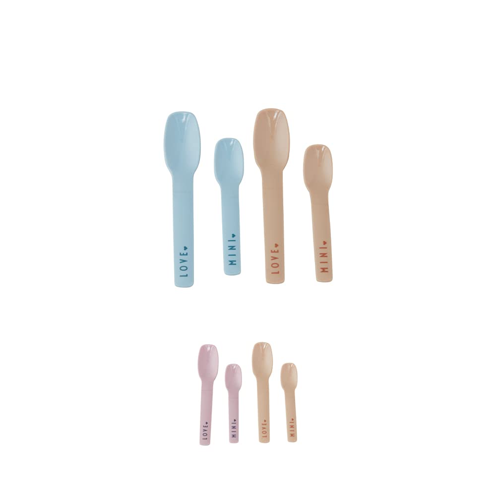 Design Letters Mini Favourite Spoon Starter Set | Non-Toxic and 100% BPA-Free, BPS-Free and phthalates-Free.