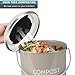 Compost Bucket for Kitchen - Odorless Countertop Compost Bin with Lid - 0.8 gal