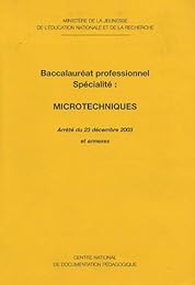 Baccalauréat professionnel, Spécialité microtechniques