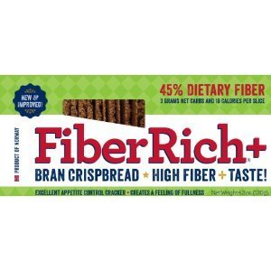 Fiber Rich Plus Bran Crisp Bread, 4.2 Ounce (Pack of 4)