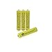 GEILIENERGY Triple A NiCd AAA 1.2V 600mAh Triple A Rechargeable Batteries for Solar Light Lamp Yellow Color (4 Pack) primary